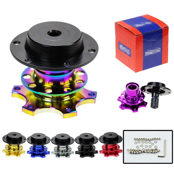 Free Shipping Universal Aluminum Steering Wheel Snap Off New Quick Release Hub Adapter Snap Off Boss kit