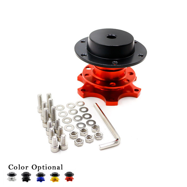 New Steering Wheel Quick Release snap off hub adapter Steering Wheel Hub Boss Kit: GOLD BLACK RED BLUE Silver