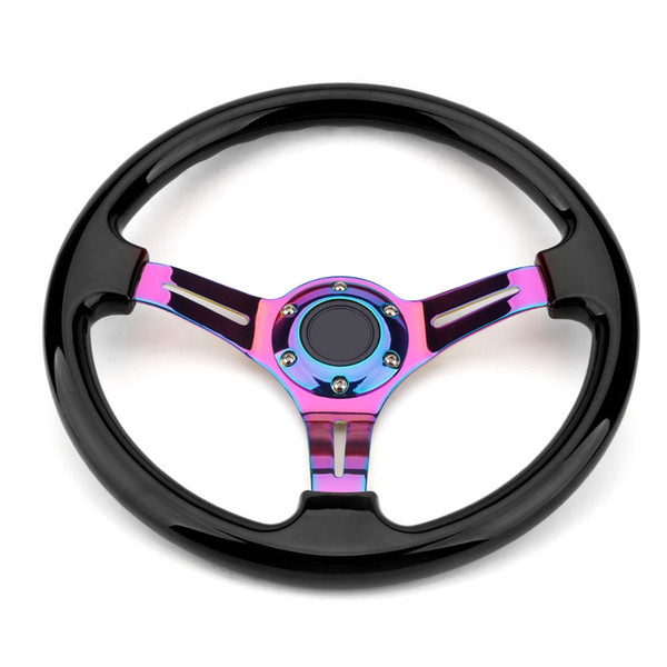 Neo Chrome New 350mm 14inch Steering Wheel ABS Steering Wheel