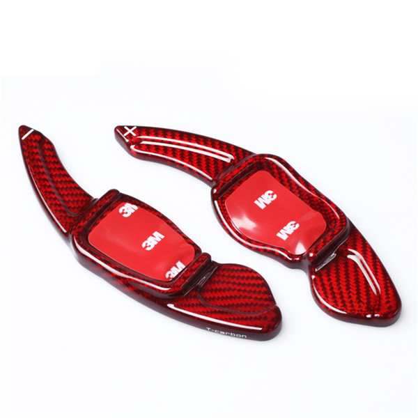 Lengthen Style Carbon fiber Steering wheel shift paddle Fit For Golf6