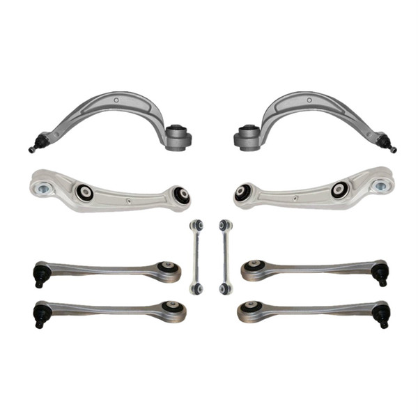 Brand New Front Lower & Upper Control Arms 12Pc Kit fits for Audi A4 A5 Quattro 2009-2010