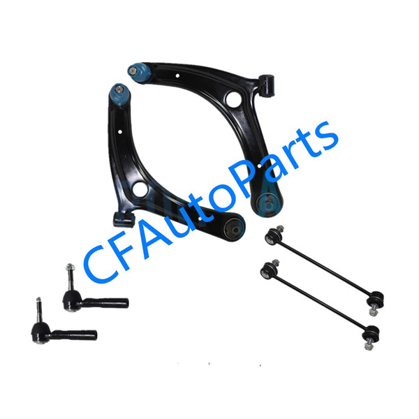 Brand New 2007 - 2014 for Dodge Caliber Front Lower Control Arm Outer Tierod Sway Bar Kit