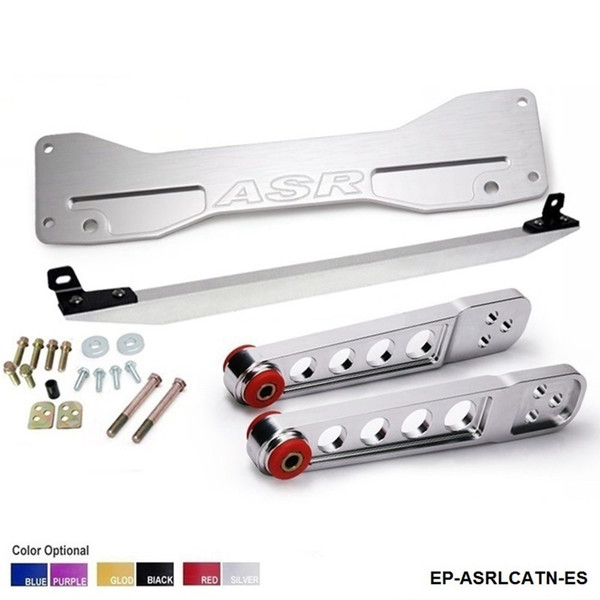 Tansky - Neochrome REAR SUBFRAME BRACE+TIE BAR+Rear Lower Control Arm For Honda Civic Acura RSX Si EP3 ES TK-ASRLCATN-ES-7C