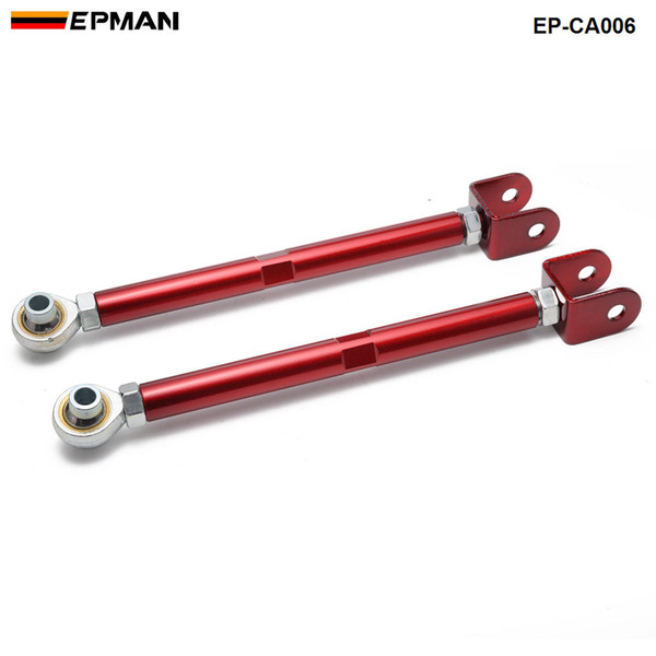 EPMAN STAINLESS REAR LOWER TOE CONTROL ARMS/BARS For Nissan 240SX s13/Silvia skyline 300zx (Red) EP-CA006 / TK-CA006