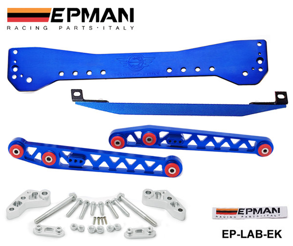 Tansky -- EPMAN Rear Lower Control Arm Subframe Brace Tie Bar For Honda Civic EK 96-00 (Blue,Red,Silver,Golden,Purple) EP-LAB-EK