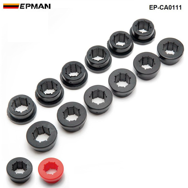 Lower Control Arm Rear Camber Kit Replacement Bushings (Red/ Black) Default Color is Black 12pcs TK-CA0111-BK