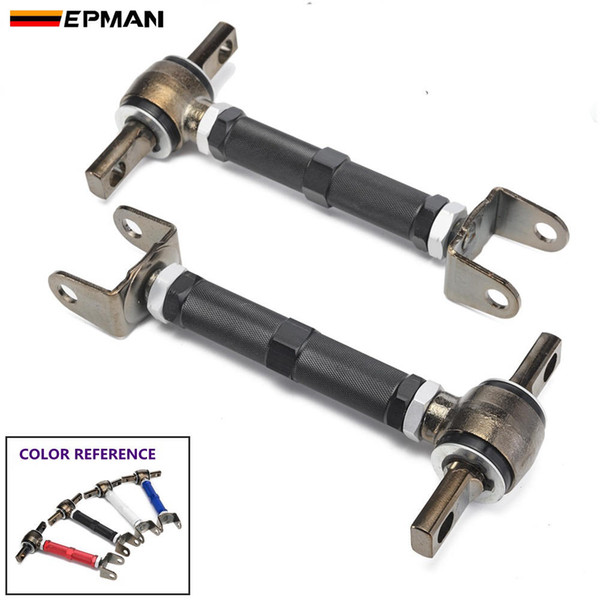 EPMAN 1pair REAR Adjustable Racing Rear Suspension Camber Control Arms Kit For Honda Civic EP3 TYPE R DC5 ES1 EP2 SPORT EPCA7044