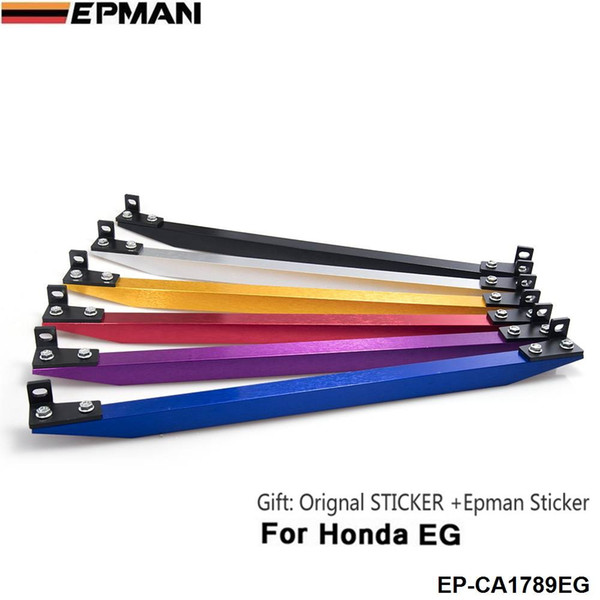 SUB-FRAME LOWER TIE BAR REAR FOR HONDA CIVIC 1988-1991 1992-1995 EG EF DA DG with BEAKS Sticker red,silver golden,purple,blue EP-CA1789EG