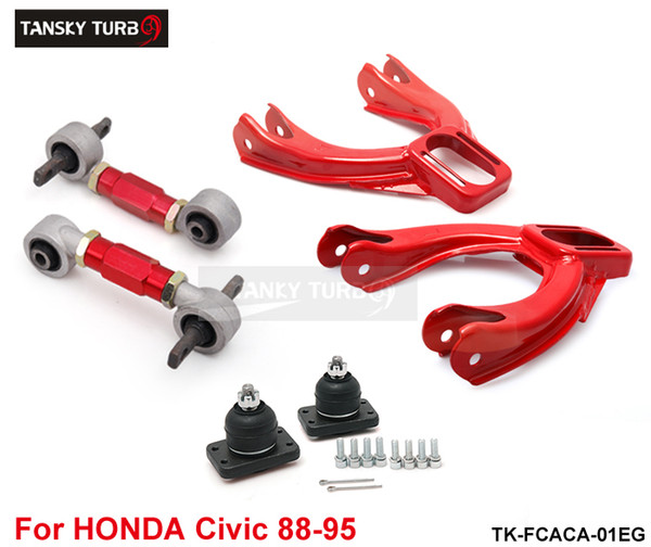 Tansky -- Rear Lower Control Arms+ Front Camber Kits Fits For 92-95 Honda Civic EG EJ EH TK-FCACA-01EG