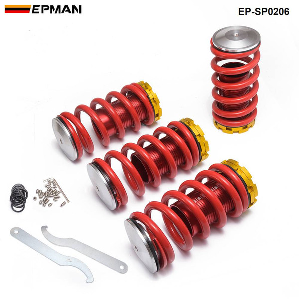 EPMAN Front and Rear Coilover Suspension Spring Kit For Honda Civic 02-06 Automobile Replacement Accessories EP-SP0206