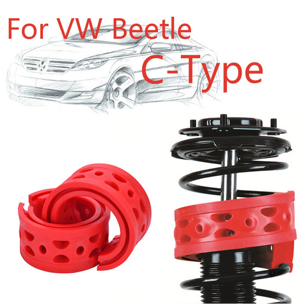 Jinke 1pair Size-C Rear Shock SEBS Bumper Power Cushion Absorber Spring Buffer For VW Beetle