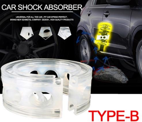 Car Shock Absorber Spring Bumper Power B Type Cushion Buffer Auto Springs Auto-buffer Bumpers Universal For The Car In 2Pcs Man