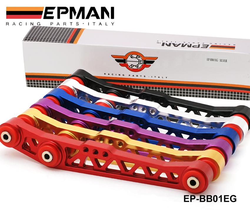 EPMAN High Strength Rear Lower Control Arm Kit LCA FOR HONDA CIVIC 88-95 EG ACURA INTEGRA 90-01 EP-BB01EG