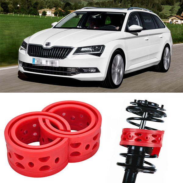 2pcs Super Power Rear Car Auto Shock Absorber Spring Bumper Power Cushion Buffer Special For Skoda Superb