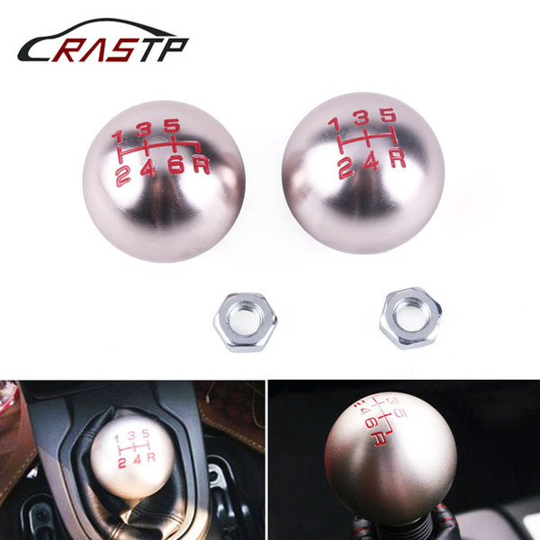 RASTP-Car 5/6 Speed Manual Transmission Gear Shift Knob Ball M10x1.5 Thread Shifter Lever Handle For Honda Civic RS-SFN052