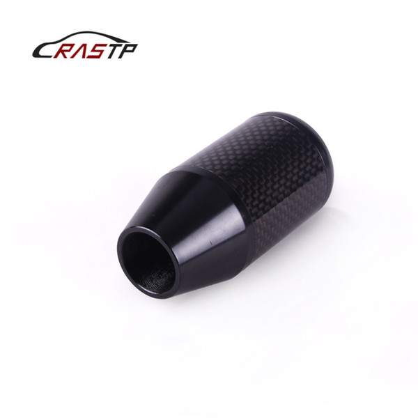 RASTP-Japan Racing Style Carbon Fiber Aluminum Gear Shift Knob Manual Transmission for Honda Civic Racing Accessories RS-SFN053