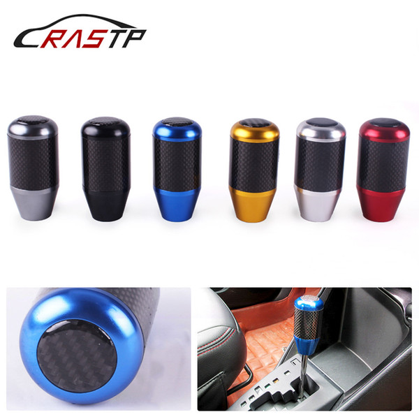 RASTP-New Arrived Carbon Fiber Aluminum Gear Shift Knob Manual Transmission for Honda Civic RS-SFN053