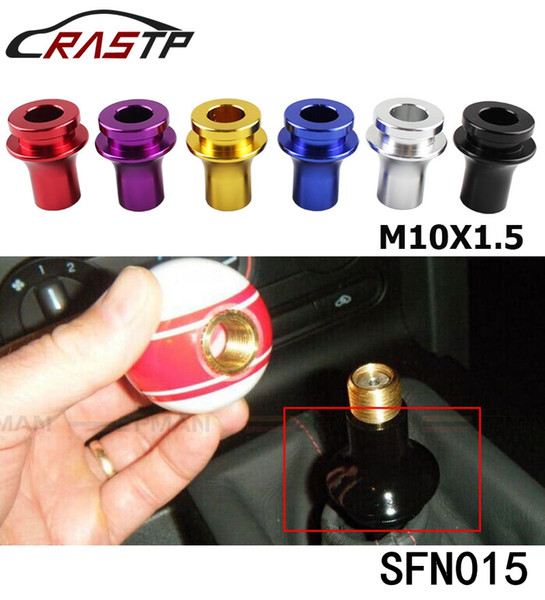 RASTP-Racing Low ProFile Shift Knon Boot Retainer Adapter Manual Gear M10X1.5 For Honda Acura RS-SFN015