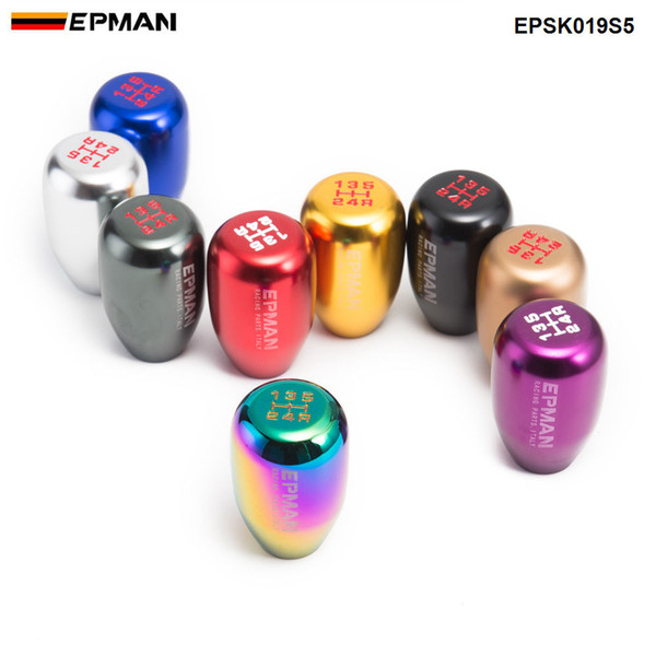 EPMAN Sport Universal Racing 5 Speed car Gear Shift Knob Manual Automatic Gear Shift Knob shift lever EPSK019S5