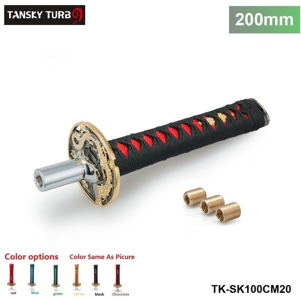 TANSKY -JDM Katana Shift Knob 200mm For Automobile Spare Part Speed Chrome Samurai Sword Sword Handle TK-SK100CM20