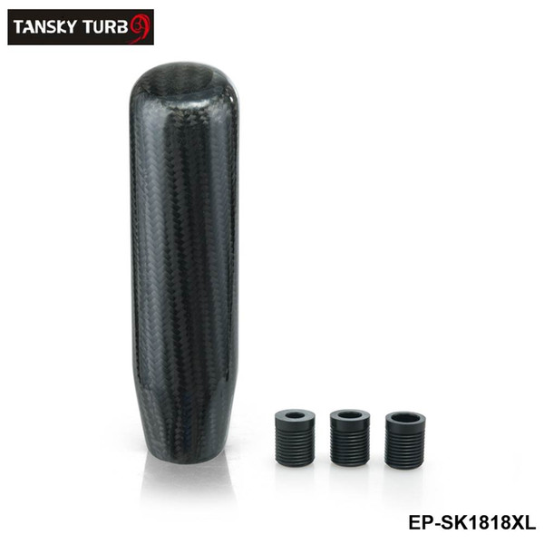 TANSKY -NEW 130mm Carbon Fiber Manual Transmission Aluminum Gear Shift Knob For Honda VW BMW EP-SK1818XL