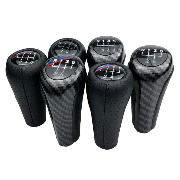 5/6 Speed Leather Gear Shift Knob For 1 3 5 6 Series E30 E32 E34 E36 E38 E39 E46 E53 E60 E63 E83 E84 E87 E90 E91 E92 F30 M3