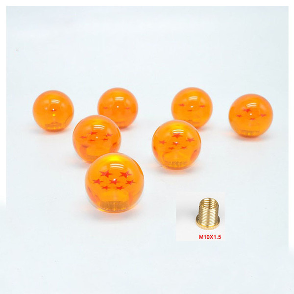 Free Shipping M10*1.5 Gear SHIFT KNOB Star DRAGONBALL Z DRAGON BALL amber dragon Car Shift Knobs