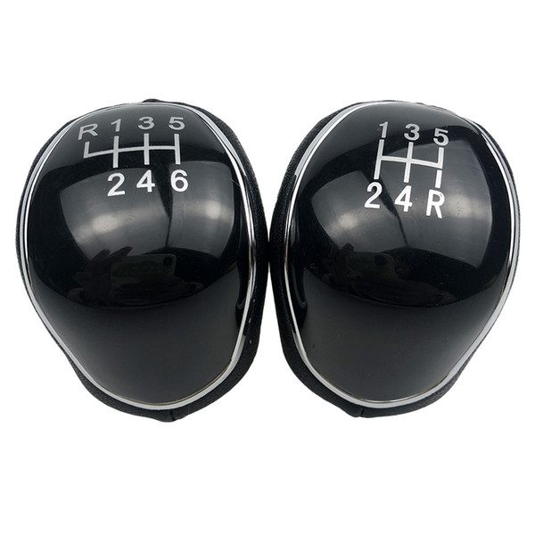 5/6 Speed Car Styling Accessories Black Leather Gear Shift Knob For Gearknob Shifter Gear Lever Stick Pen Head Handball