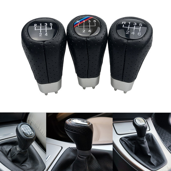 Car Gear Shift Knob Sports Lever Head Pen For 3 5 6 Series E36 E39 E46 E53 E60 E63 E81 E82 E83 E84 E87 E88 E90 E91 E92 E93