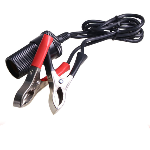 New style Black and red battery line Alligator clip Cigarette lighter joint conversion Emergency battery connection line AC - 280