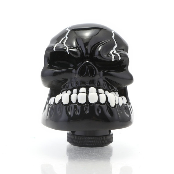 8mm 10mm 12mm Rubber Sleeves Manual Shift Knob Shifter Gear Shifter Lever Skull Car Automobile Accessories D40