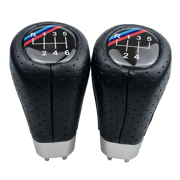 5/6 Speed Leather Gear Shift Knob Lever Pen For 3 5 6 Series E36 E39 E46 E53 E60 E63 E81 E82 E83 E84 E87 E88 E90 E91 E92 E93