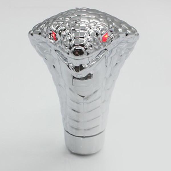 Manual Universal Snake Auto Lever Styling Cool LED Eyes Accessories Car Gear Shift Knob