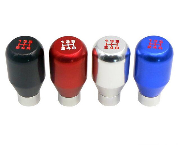 5 Speed Universal Car Aluminum Manual Gear Shift Knob Stick Manual Transmission Gearstick Lever Shifter Knob Fit For