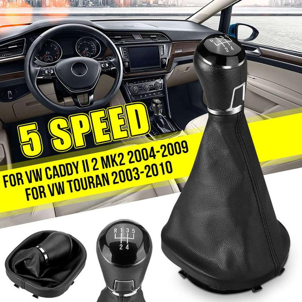 1 PCS 5/6 Speed Gear Shift Knob Gearstick Gaiter Boot For VW Touran 2003 2004 2005 2006 2007 2008 2009 2010 Caddy 2 2004-2009