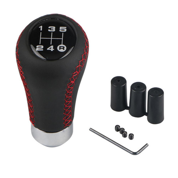 The New durable Stylish Faux Leather Manual Car Remodeling Shifter Lever Handle Stick Gear Shifter Knob