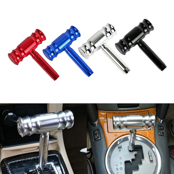 Car modification Gearbox handle Manual Gearstick Lever Shifter Knob Aluminium Aircraft joystick style Shift lever knob Auto Repl