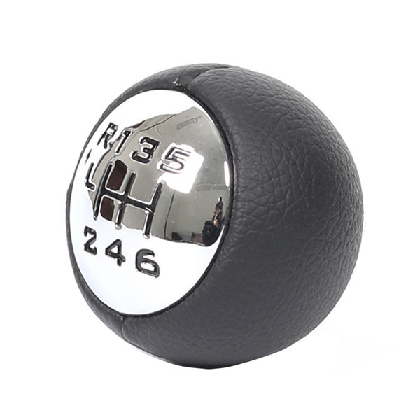 Auto Direct Fit Replacement Gear Shift Knob Easy Install PU Leather Styling Fashion Durable Car 6 Speed For 307 308