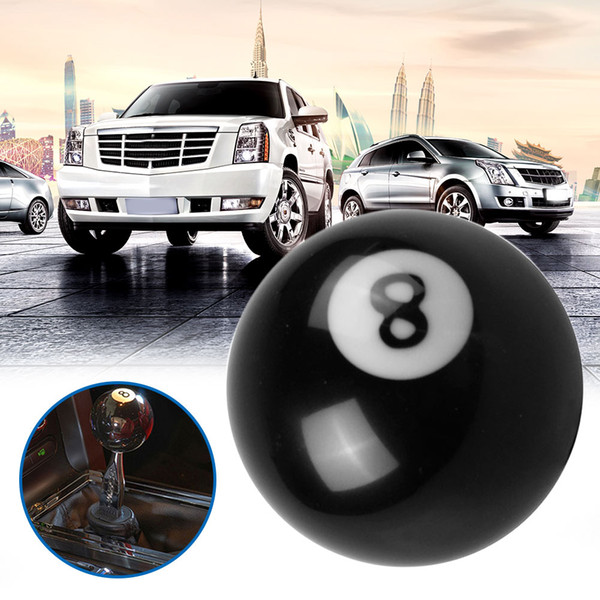 Interior Universal Easy Use Acrylic Wearproof With Adapters Shift Knob Accessories 8 Ball Modification Auto Gear Manual Car