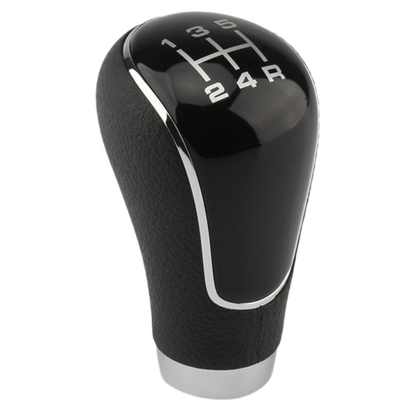 5 Speed Gearbox Handles Gear Shift Knob Lever Stick Head for 2/3/6 for 323 Manual Car Gear Shifter Black