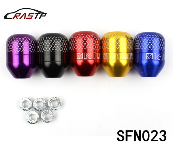 Rastp - Universal Racing Car Gear Knob New Style Engraved Mark M10x1.5 Thread Billet Shift For Honda With Logo RS-SFN023