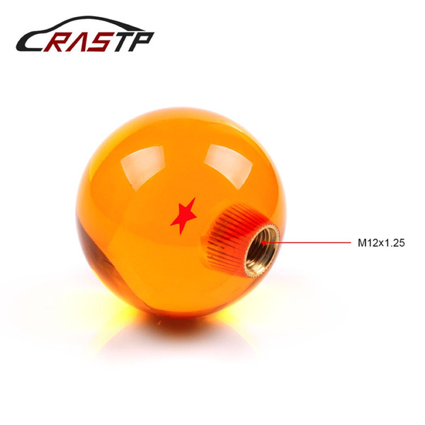 RASTP-Rare Gear Shift Knob Dragonball Z Dragon Ball 1 Star Amber Dragon Car Shift Knobs With Screw Nut RS-SFN042