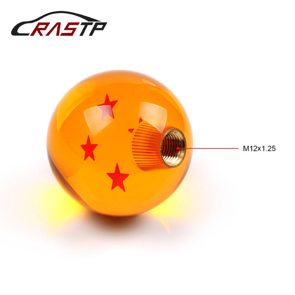 RASTP-Dragon Ball 4 Star Gear Shift Knobs Racing Stick Cool Acrylic Star Ball Shift Knob for Universal Car Accessories RS-SFN042