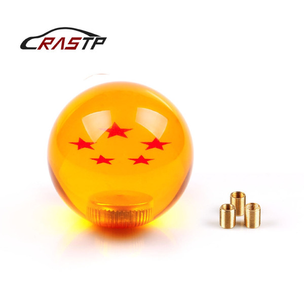 RASTP-New Arrived Dragon Ball 5 Star Gear Shift Knob 57mm Diameter Acrylic For Universal Car RS-SFN042