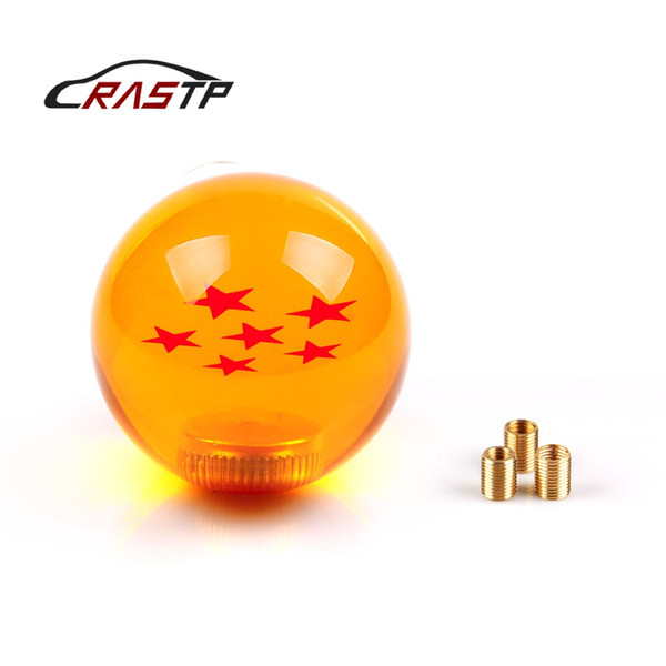 RASTP-Universal 6 Star Gear Shift Knob Dragon Ball Amber Dragon Car Shift Knobs With 57mm Diameter RS-SFN042