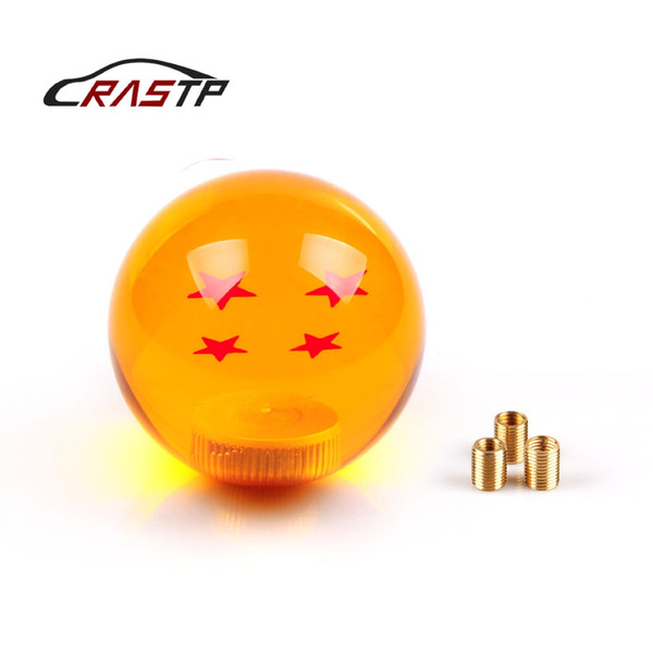 RASTP-Car Styling Dragon Ball 4 Star Gear Shift Knobs Racing Stick Cool Acrylic Star Ball Shift Knob for Universal Cars RS-SFN042