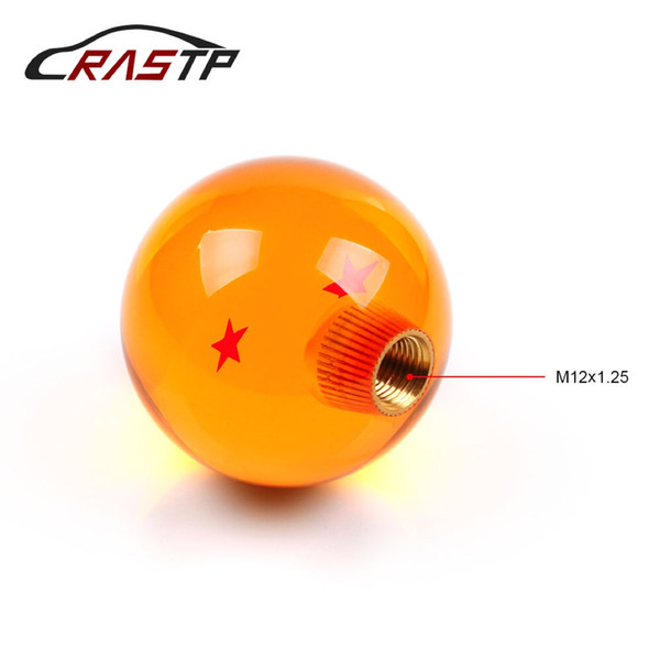 RASTP -Arrived Dragon Ball Gear Shift Knob 57mm Diameter 2 Star Acrylic For Universal Car RS-SFN042