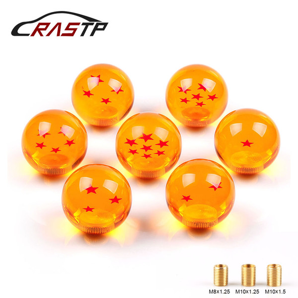 RASTP -Car Styling Dragon Ball Gear Shift Knobs Racing Stick Cool Acrylic Star Ball Shift Knob for Universal Cars RS-SFN042