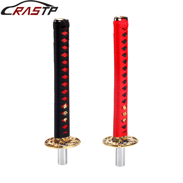 RASTP - Car Accessories Samurai Shift Knob Samurai Sword Handle Shift Knob For Most Vehicles Length 260mm RS-SFN026