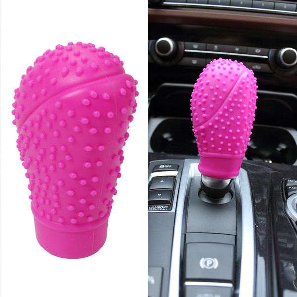 Silicone Car Shift Knob Shifter Boot Handbrake Cover Vehicle Shift Lever Protector Car Interior Accessory